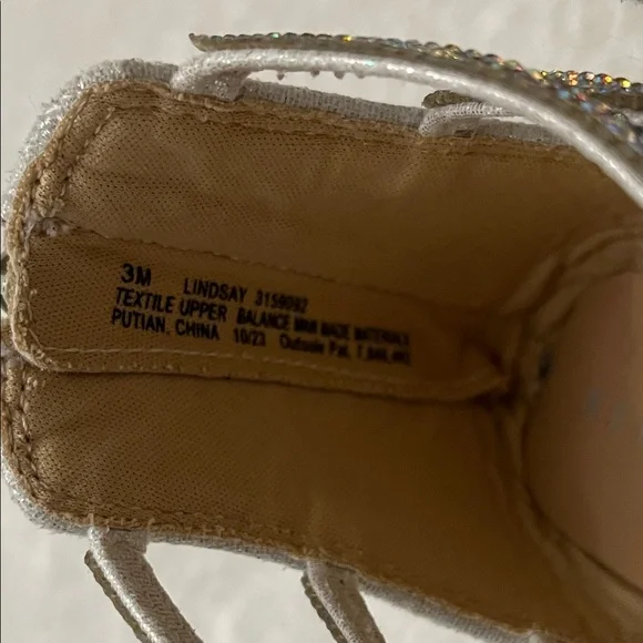 Silver Rhinestone Gladiator Evening Sandals - Picture 7 of 8